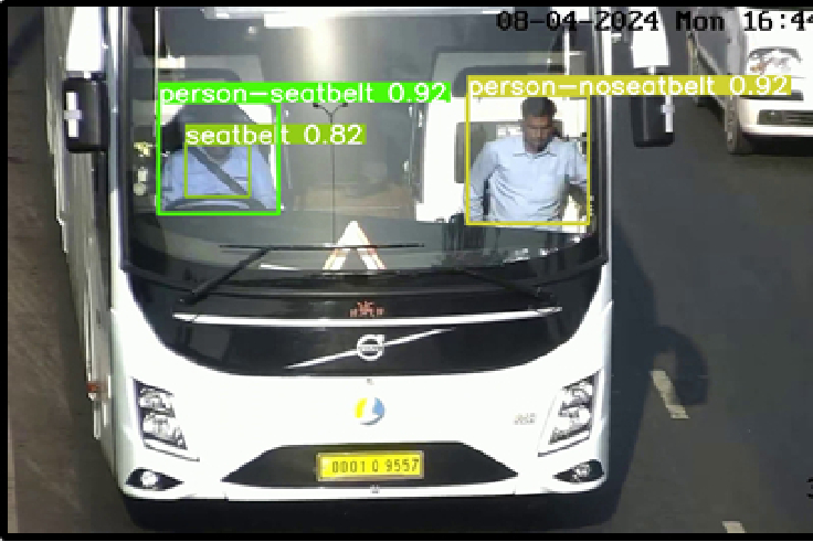 No Seatbelt Detection Image